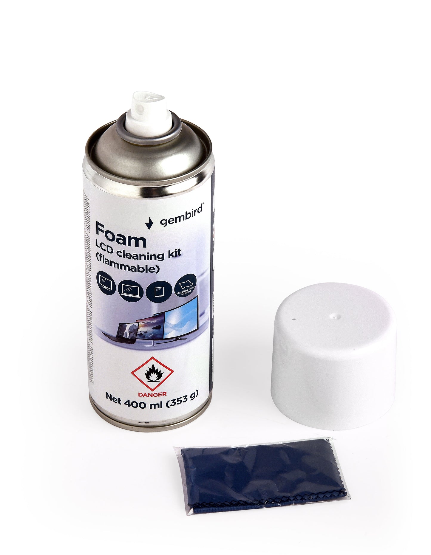 Gembird Foam LCD Cleaning Kit - 400ml - CK-LCD-08-0