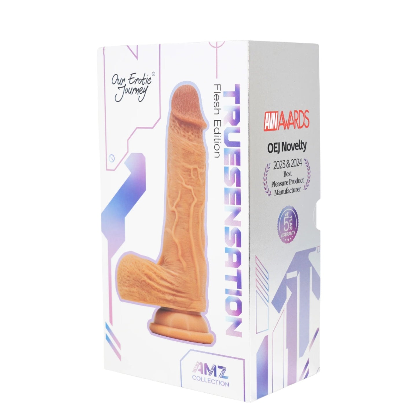 True Sensation App Controlled Realistic Thrusting 7 inch Dildo with warming function-6