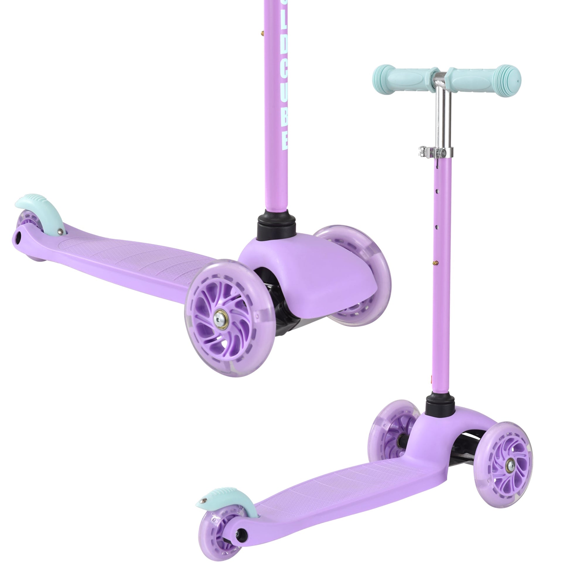 Lilac - Teeny 3 Wheel Scooter-1