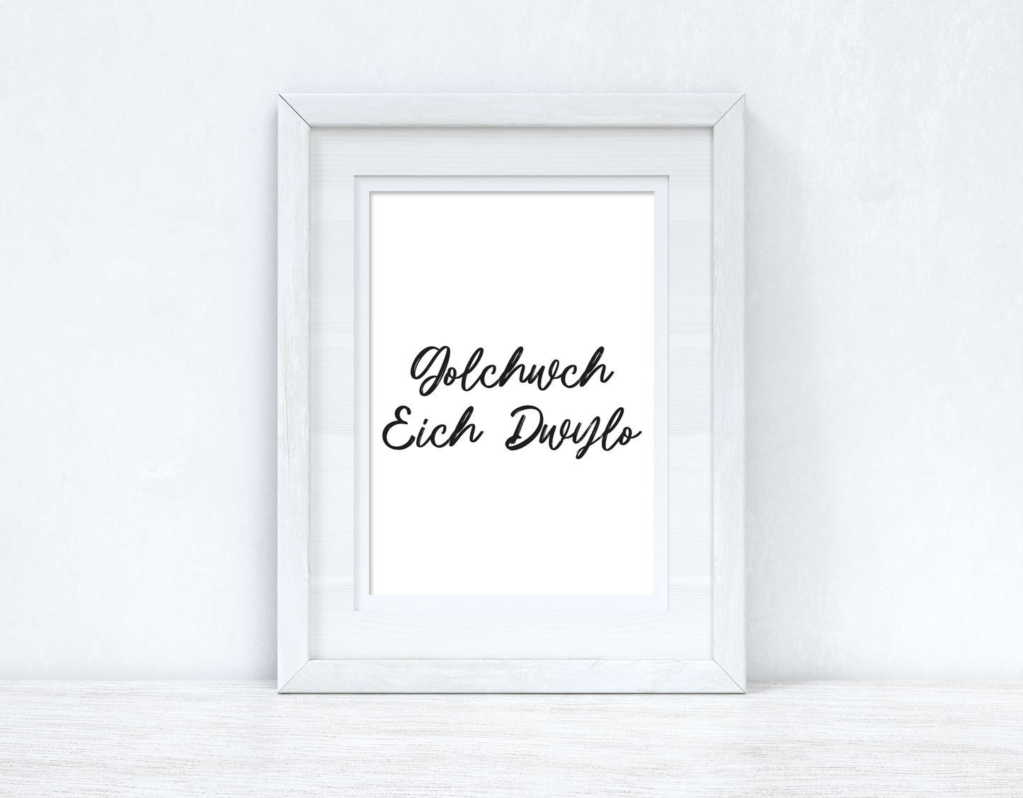 Golchwch Eich Dwylo / Wash Your Hands Home Welsh Decor Wall Decor Print-0