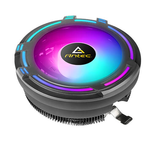 Antec T120 Chromatic Compact Heatsink & Fan, Intel & AMD Sockets, RGB Silent Fan, Black Aluminium Fins, 95W TDP-0