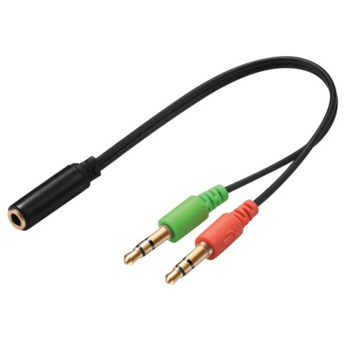 Sandberg Headset Converter - Single Jack to Dual Connector Mic & Speakers, 5 Year Warranty-0