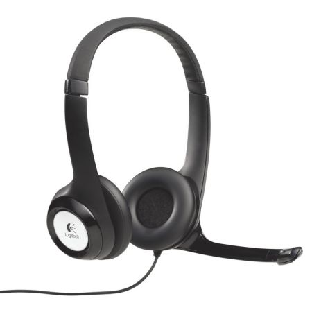 Logitech H390 USB Headset with Boom Microphone, In-line Controls,  Enhanced Digital Audio, Padded Headband & Earcups-0