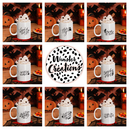 Halloween Autumn Seasonal Assorted Designs Mug-0