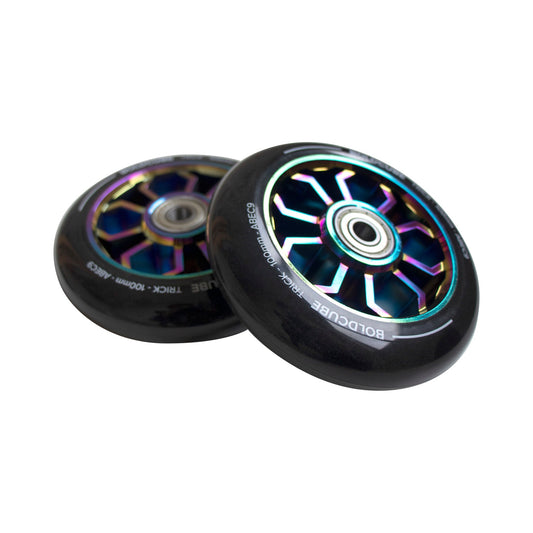 Black Chrome Spider - Pro Stunt Wheels-0