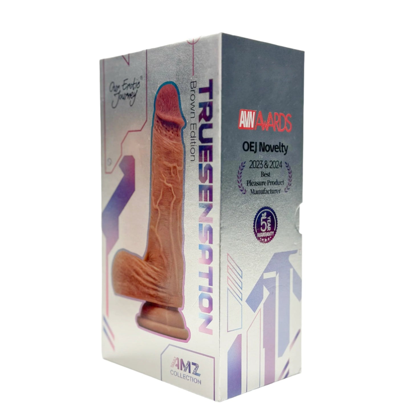 True Sensation App Controlled Realistic Thrusting 7 inch Dildo with warming function-5