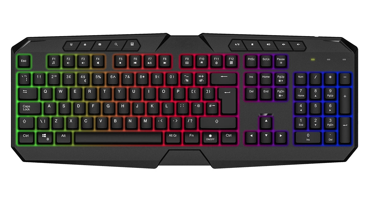 CIT Raptor 4-in-1 RGB Keyboard, Mouse, Headset & Mouse Mat - KB-GAM-RAP/COMBO-1