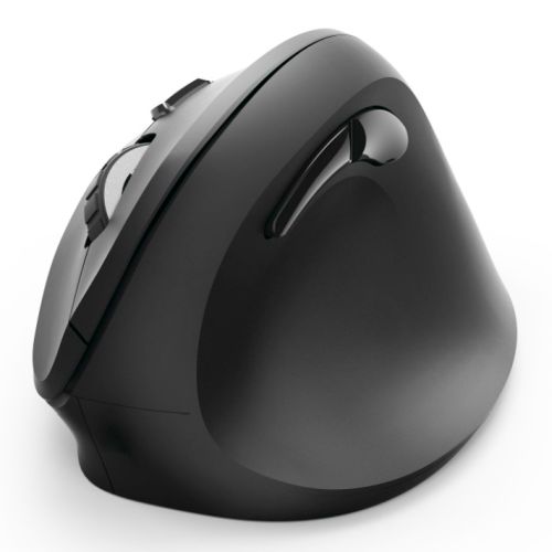 Hama Vertical Ergonomic EMW-500 Wireless Optical Mouse, 6 Buttons, 1000-1800 DPI, Black *Right Handed version*-0