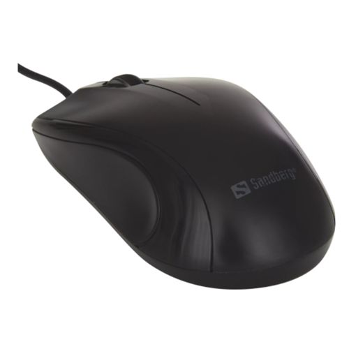 Sandberg (631-01) USB Mouse, 1200 DPI, 3 Buttons, Black, 5 Year Warranty-0