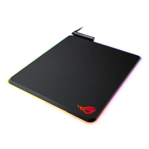 Asus ROG Balteus RGB Gaming Mouse Pad, Customisable Lighting, Non-slip, USB Passthrough, 370 x 320 x 7.9 mm-0