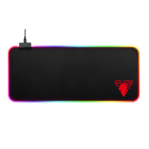 Jedel MP-03 XL RGB Gaming Mouse Pad, USB, Rainbow RGB, 800 x 300 x 4 mm-0