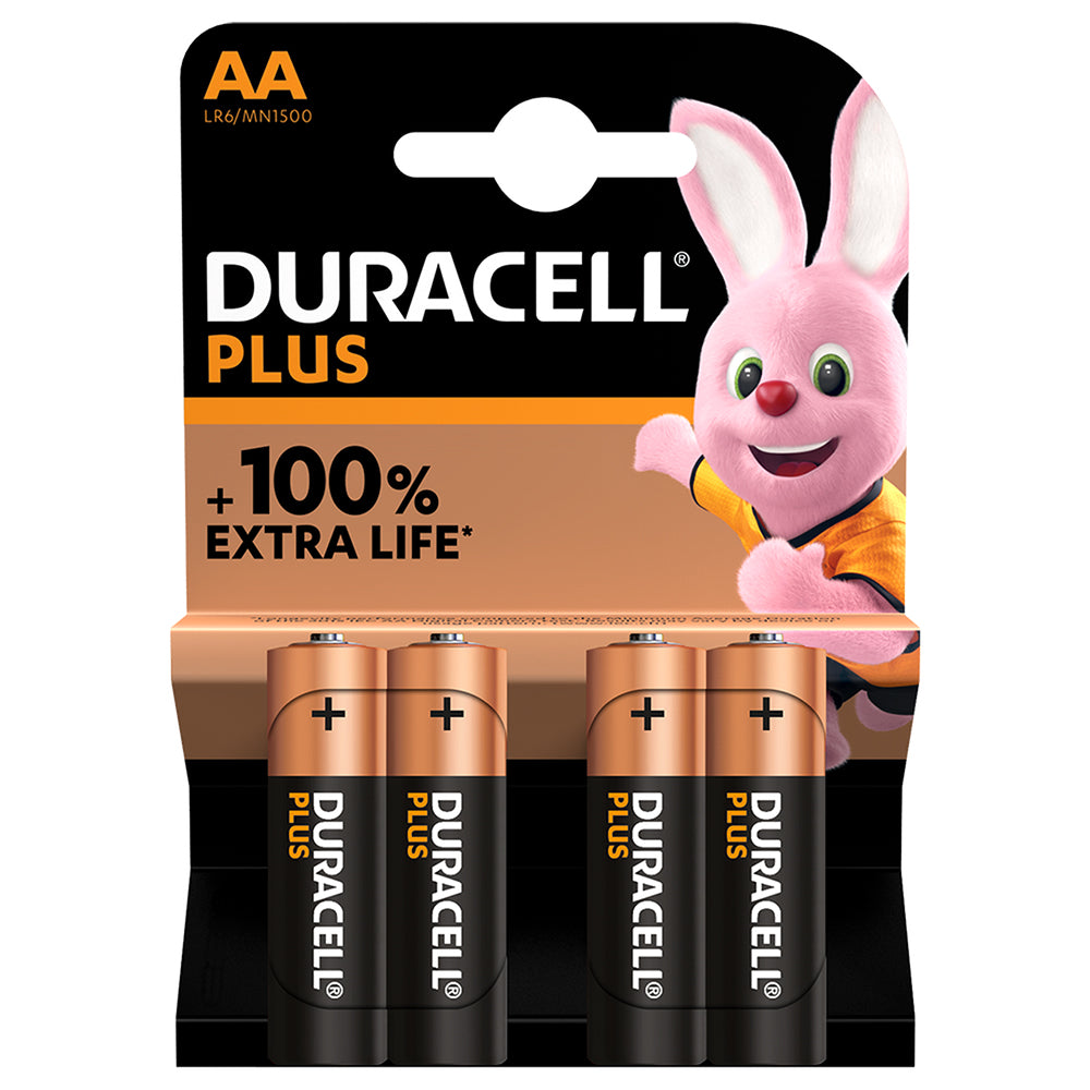 Duracell Plus 100% Alkaline Battery AA Size-0