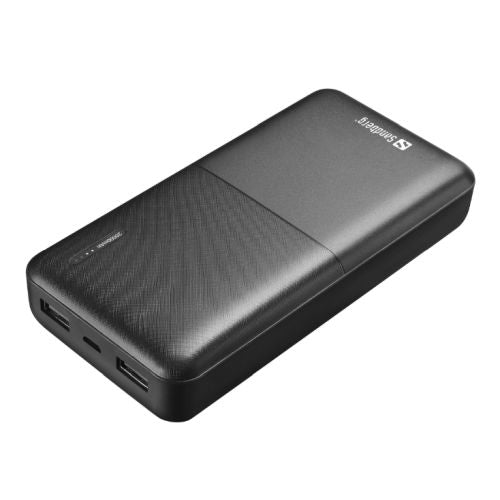 Sandberg Powerbank 20000, 20,000mAh, 2 x USB-A, 5 Year Warranty-0