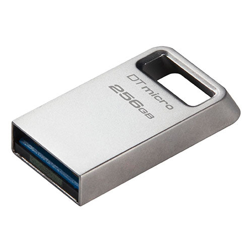 Kingston 256GB DataTraveler Micro Ultra-Small USB 3.2 Gen1 Memory Pen, Capless, Metal Casing, 200MB/s-0