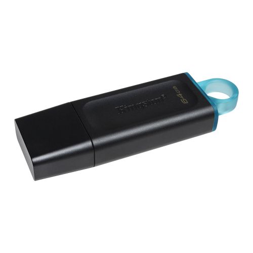 Kingston 64GB DataTraveler Exodia USB 3.2 Gen1 Memory Pen, Cap, Key Ring-0