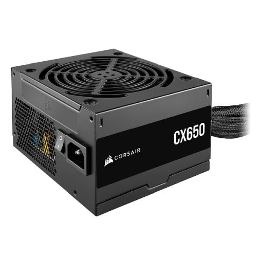 Corsair 650W CX650 PSU, Fully Wired, 80+ Bronze, Thermally Controlled Fan-0