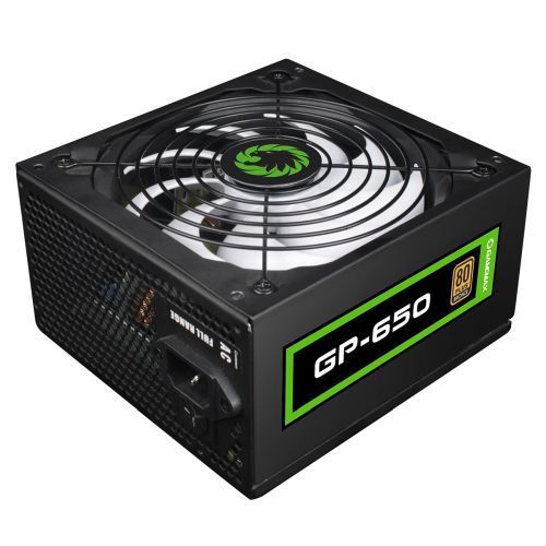 GameMax 650W GP650 Performance PSU, Fully Wired, 14cm Fan, 80+ Bronze, Black Mesh Cables, Power Lead Not Included-0