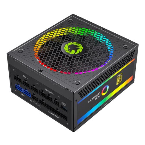 GameMax 750W Pro RGB PSU, Fully Modular, 14cm ARGB Fan, 80+ Gold, RGB Controller (25 Modes), Power Lead Not Included-0