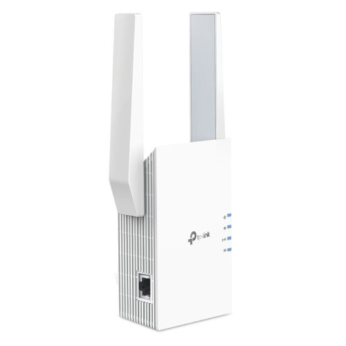 TP-LINK (RE705X) AX3000 Dual Band Mesh Wall-Plug Wi-Fi 6 Range Extender, External Antennas, EasyMesh Compatible, AP Mode, App Control-0