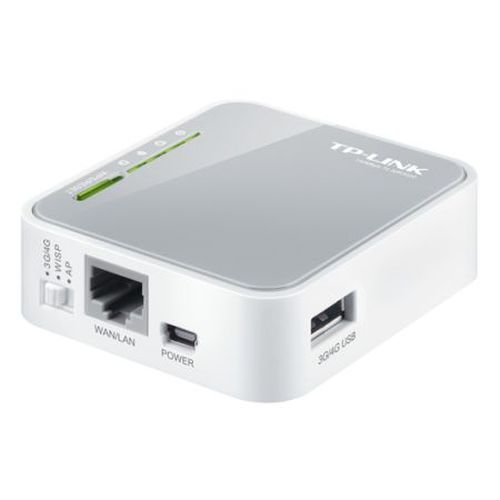 TP-LINK (TL-MR3020) 300Mbps Travel-size Wireless 3G/4G Router, USB, LAN-0