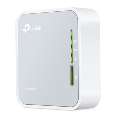 TP-LINK (TL-WR902AC) AC750 (433+300) Wireless Dual Band Travel Router, 3G/4G, USB-0