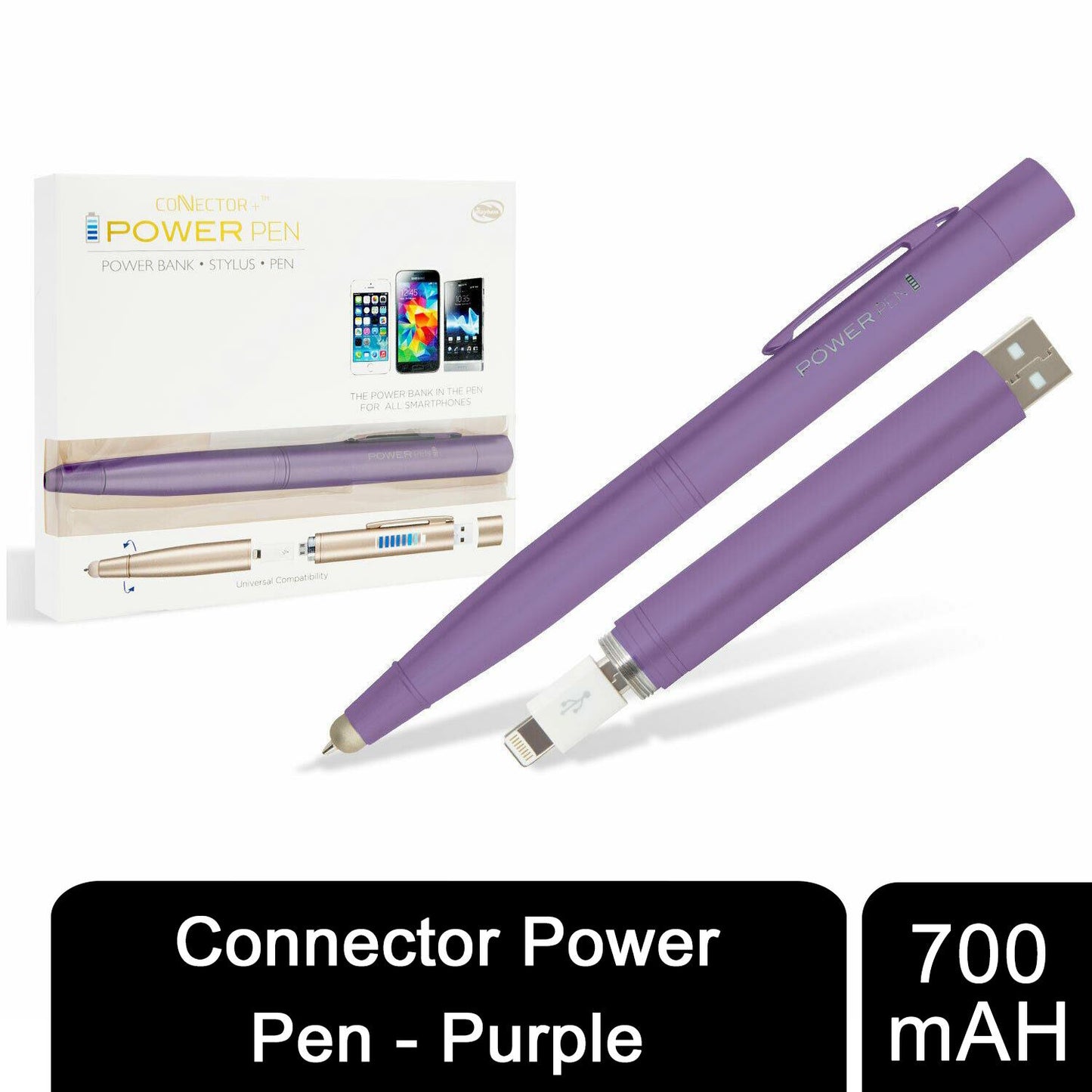 Connector Power Pen 700mAh - Purple-0