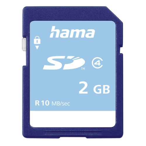 Hama 2GB SD Card, Class 4, 10MB/s-0