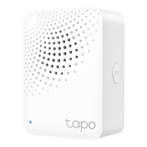 TP-LINK (TAPO H100) Smart IoT Hub w/ Chime, Connect up to 64 Devices, Low-Power, Smart Alarm, Smart Doorbell-0