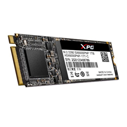 ADATA 1TB XPG SX6000 PRO M.2 NVMe SSD, M.2 2280, PCIe, 3D NAND, R/W 2100/1500 MB/s, 250K/240K IOPS-0