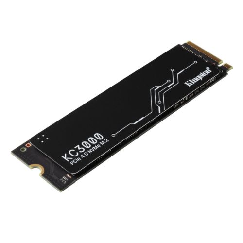 Kingston 512GB KC3000 M.2 NVMe SSD, M.2 2280, PCIe4, 3D TLC NAND, R/W 7000/3900 MB/s, 450K/900K IOPS, Aluminium Heatspreader-0