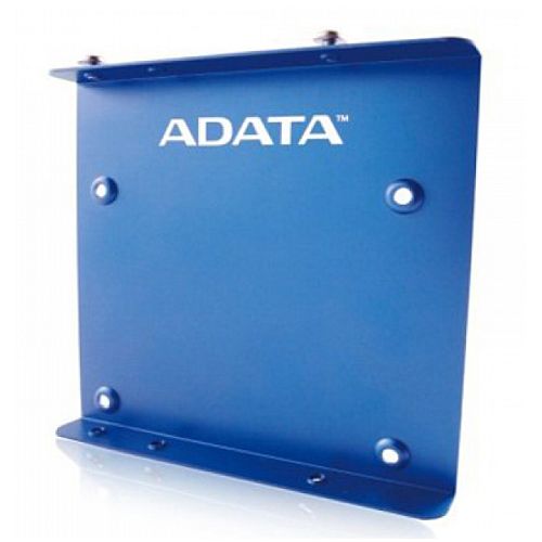 Adata SSD Mounting Kit, Frame to Fit 2.5" SSD or HDD into a 3.5" Drive Bay, Blue Metal-0