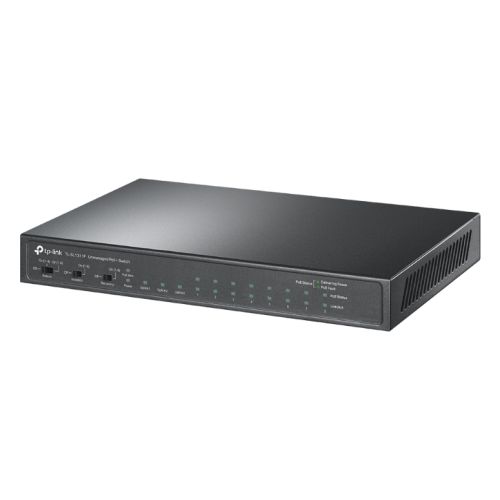 TP-LINK (TL-SL1311P) 8-Port 10/100Mbps + 3-Port Gigabit Desktop Switch with 8-Port PoE+, GB SFP Port-0