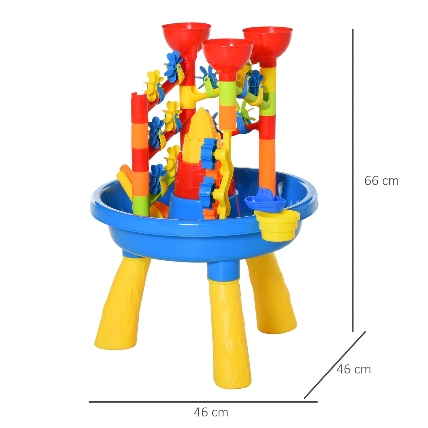 Water Table 30 pcs Waterpark Beach Toy Set Outdoor Sand Playset