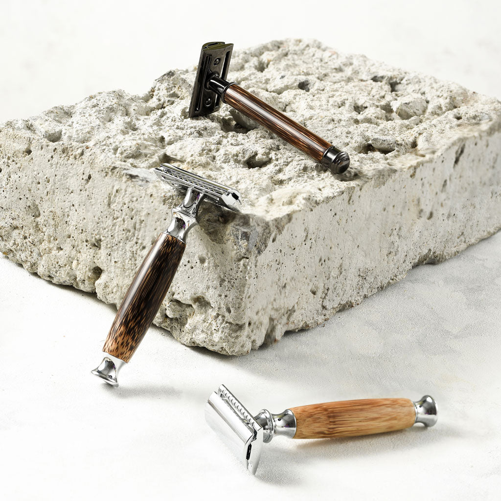 Bamboo Safety Razor | Reusable Bamboo Razor-2