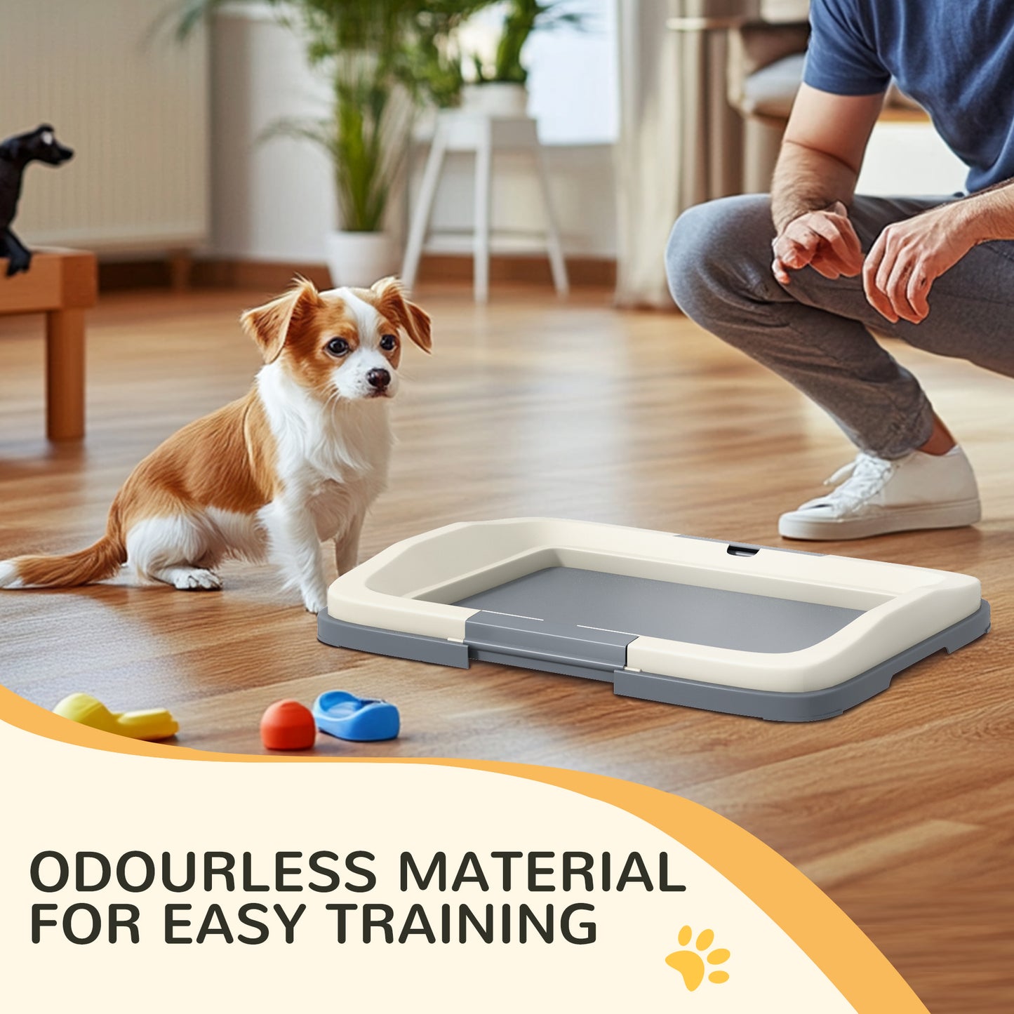 PawHut Dog Toilet Tray for Training Dogs, 47 x 34 x 6cm-5