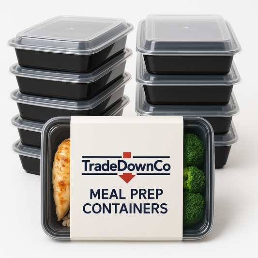 TradeDownCo Meal Prep Boxes - 30 Pack