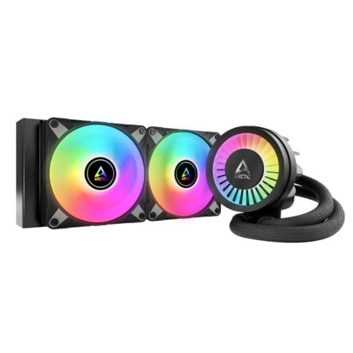 Arctic Liquid Freezer III A-RGB 240mm Liquid CPU Cooler, P12 PWM PST ARGB Fans & ARGB PWM Controlled Pump, Black-0