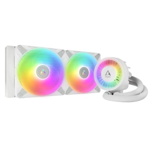 Arctic Liquid Freezer III A-RGB 280mm Liquid CPU Cooler, P14 PWM PST ARGB Fans & ARGB PWM Controlled Pump, White-0