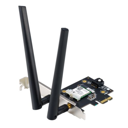 Asus (PCE-AX1800) AX1800 Wireless Dual Band PCI Express Wi-Fi 6 Adapter, Bluetooth 5.2,  WPA3, OFDMA & MU-MIMO-0