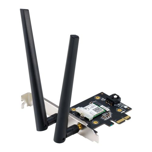 Asus (PCE-AX3000) AX3000 (2402+574) Wireless Dual Band PCI Express Wi-Fi 6 Adapter, Bluetooth 5.0,  WPA3, OFDMA & MU-MIMO-0