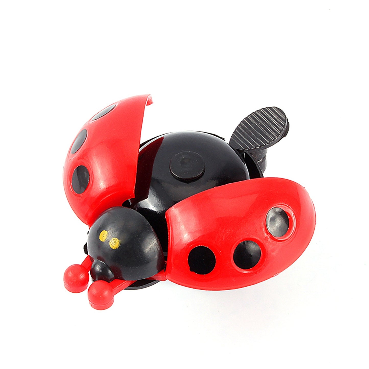 Kids Bicycle Bell Ring Ladybug Bike Bell Cute Gift for Children Outdoor Fun (Red)