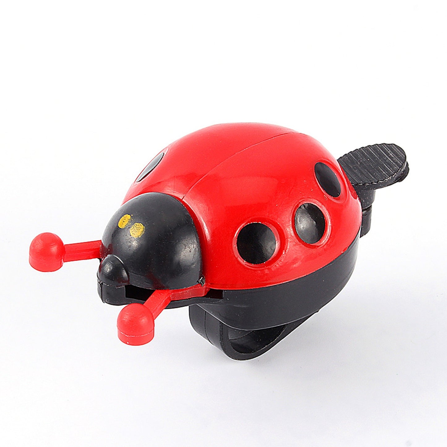 Kids Bicycle Bell Ring Ladybug Bike Bell Cute Gift for Children Outdoor Fun (Red)