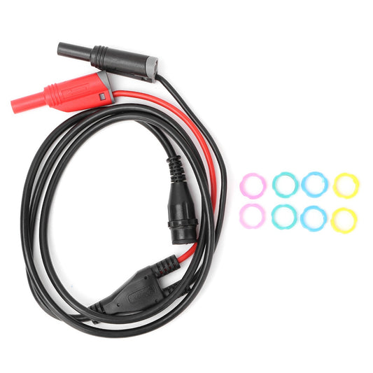 P1204 BNC Male Plug to Safety Banana Plug Coaxial Cable Oscilloscope Test Lead 100cm