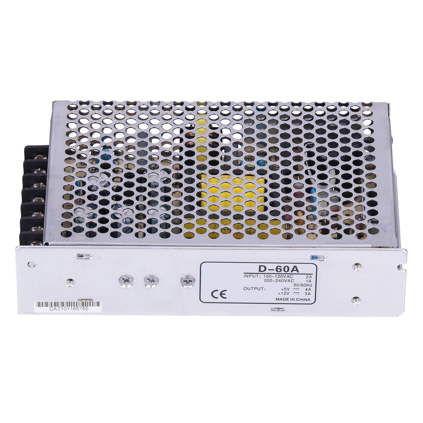 BERM Switching Power Supply Dual Output DC 5V/4A 12V/3A Input Voltage 115/230VAC D-60A