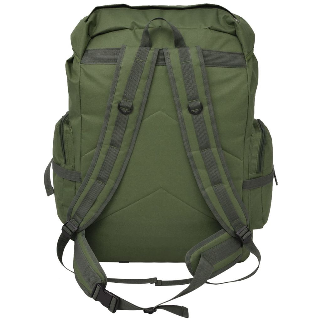 vidaXL Army-Style Backpack 65 L Green