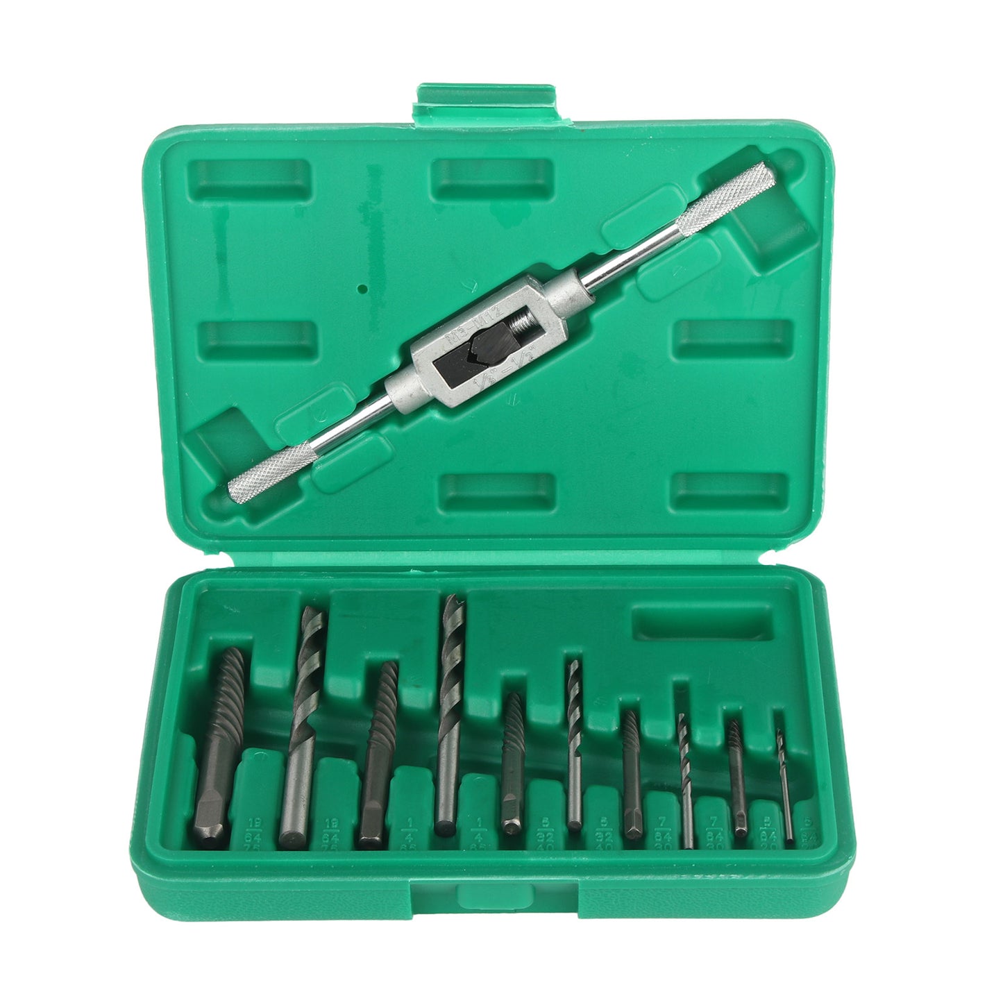 11pcs Broken Screw Drill Bits and Extractor Set Bolts Fastners Taken Out Removal Tool