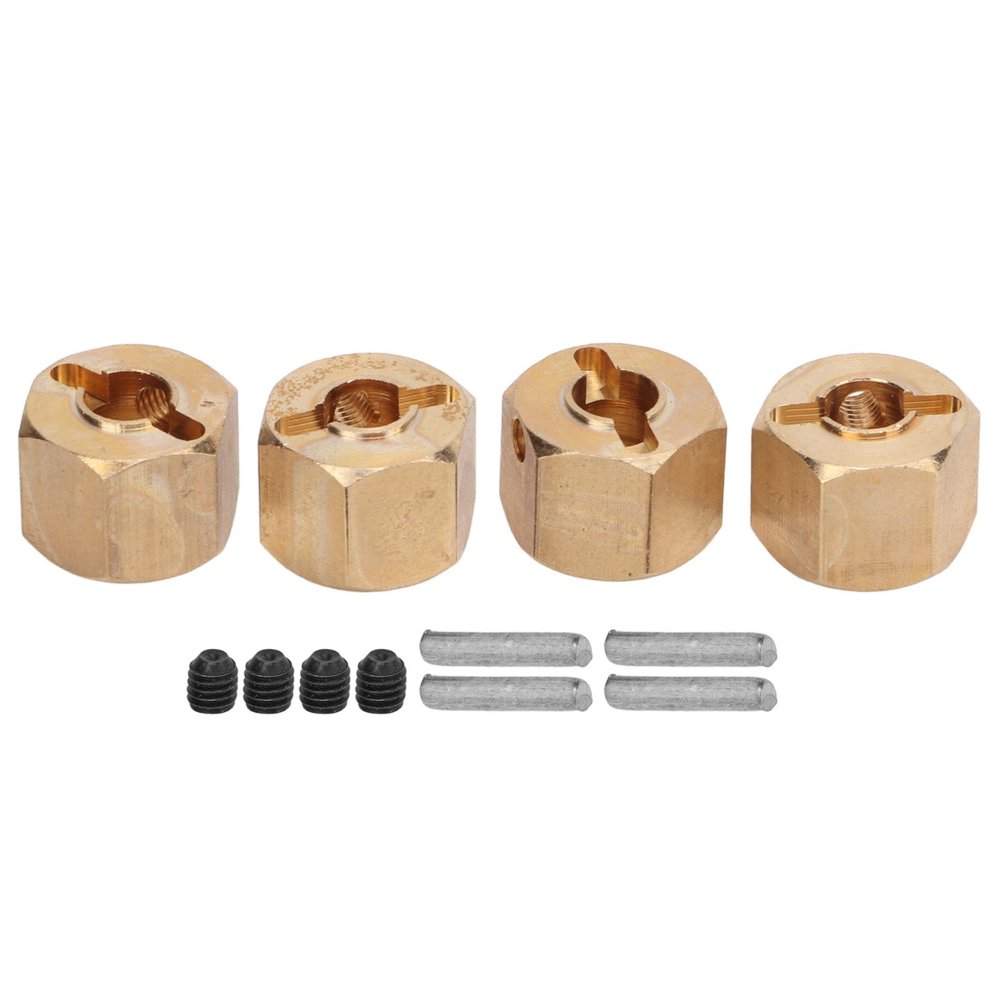 4pcs/set 12mm Hex Wheel Hub Extended Adapter for SCX10 90046 GN7 CC01 1/10 RC Cars9mm