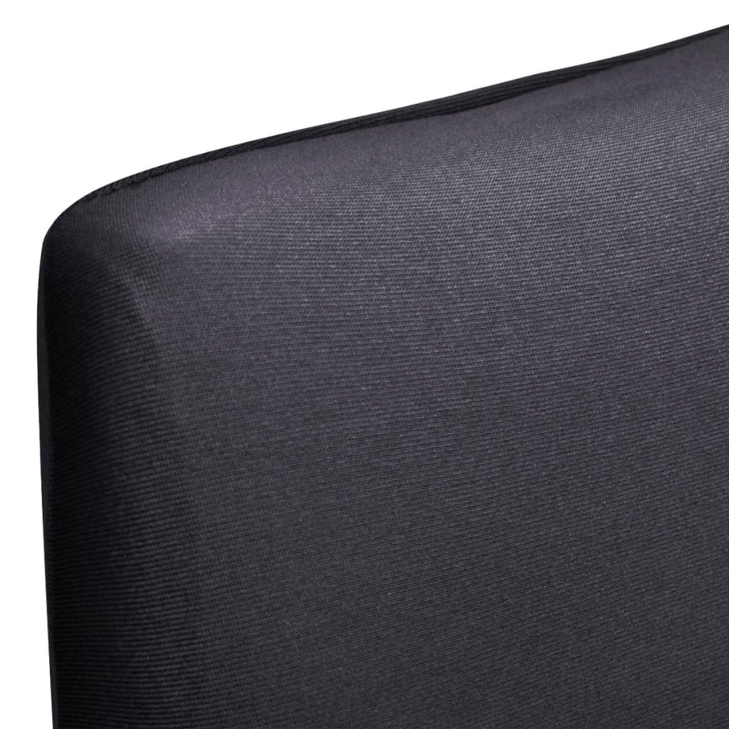 vidaXL Straight Stretchable Chair Cover 4 pcs Anthracite