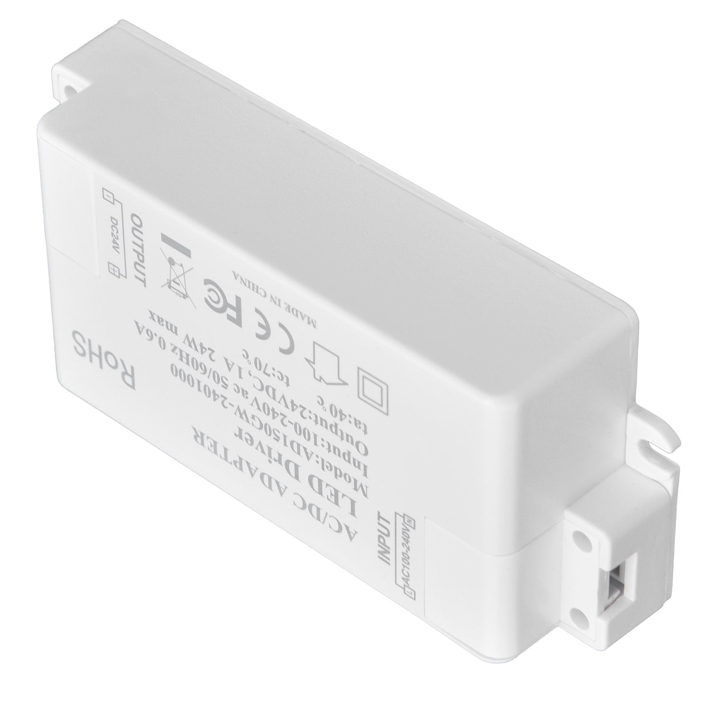 DC 24V 24W 1A LED Driver Constant Voltage Flame Retardant Efficient DIY LED Power Supply AC 100‑240V