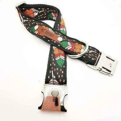 Designer Dog Collar with Free Personalisation & Adjustable Size-3